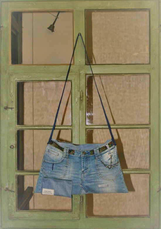 Hundetasche aus Jeans
