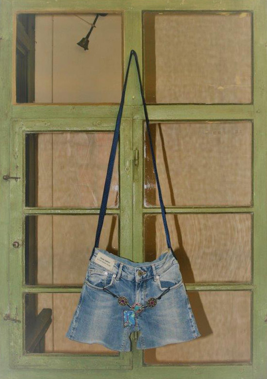Jeanstasche 3. Modell "India“ , Schultertasche, 1 Gurt, 79,00 €