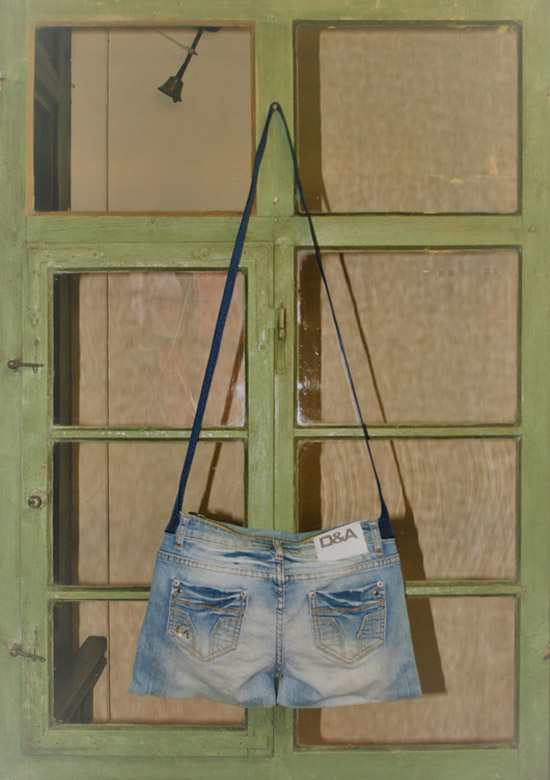 Jeanstasche 8. Modell "Georgia“ , Schultertasche, 1 Gurt, 89,00 €